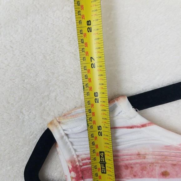 Memuse Tank Top Floral Print White Red Sleeveless Women's Size M - Picture 6 of 6